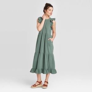 Target tiered ruffle dress Clearance
